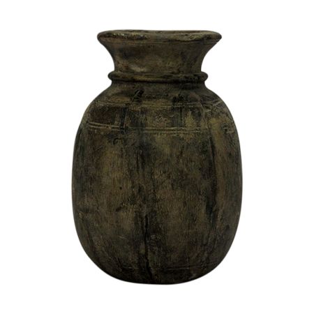 Hand Made Wooden Pot-17